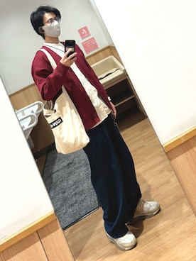 「アイテム（ウォレットチェーン）」を使った、xi(相互)さん（メンズ・171cm）の冬コーディネート