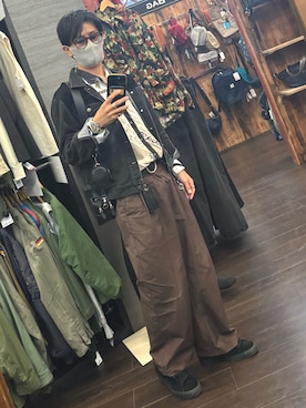 「初秋コーデ」｜「アイテム（デニムジャケット）」を使った、xi(相互)さん（メンズ・171cm）の秋コーディネート