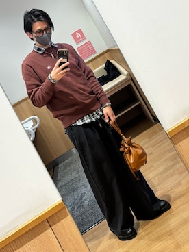 「Ray-Ban（レイバン）のアイテム」を使った、xi(相互)さん（メンズ・171cm）の冬コーディネート