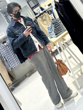 「Ray-Ban（レイバン）のアイテム」を使った、xi(相互)さん（メンズ・171cm）の冬コーディネート