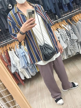 「SPINNS(スピンズ)のアイテム(タンクトップ)」を使った、xi(相互)さん(メンズ・171cm)の夏コーディネート