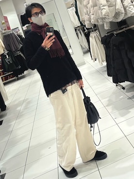 「Ray-Ban（レイバン）のアイテム」を使った、xi(相互)さん（メンズ・171cm）の冬コーディネート