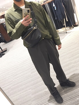 「BROWNY（ブラウニー）のアイテム（バッグ）」を使った、xi(相互)さん（メンズ・171cm）の春コーディネート