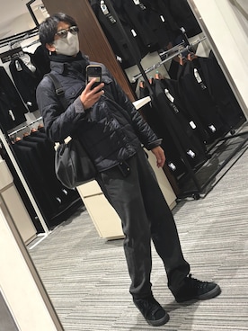 「アイテム（キーケース/キーアクセサリー）」を使った、xi(相互)さん（メンズ・171cm）の冬コーディネート