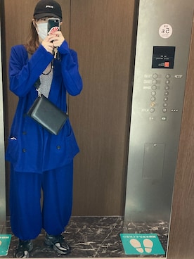 「CLANE（クラネ）のアイテム（帽子）」を使った、75さん（レディース・168cm）の秋コーディネート