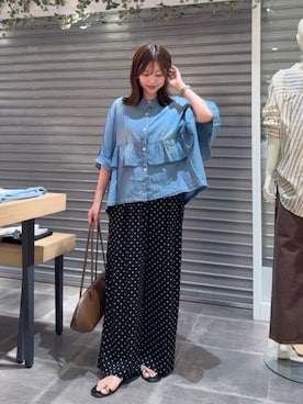 HAYASHIさん（レディース・162cm）の夏コーディネート