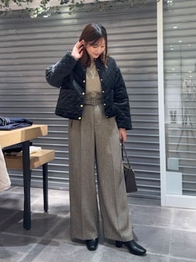 「アイテム（その他アウター）」を使った、HAYASHIさん（レディース・162cm）の秋コーディネート