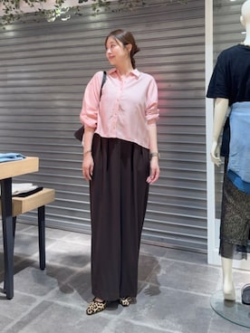 「アイテム（パンプス）」を使った、HAYASHIさん（レディース・162cm）の夏コーディネート