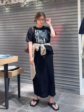 「アイテム（ファッション雑貨）」を使った、HAYASHIさん（レディース・162cm）の夏コーディネート