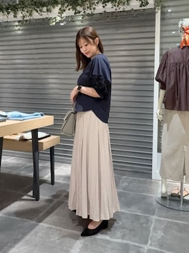 「アイテム（パンプス）」を使った、HAYASHIさん（レディース・162cm）の夏コーディネート