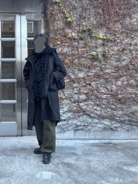 「Ground Y（グラウンドワイ）のアイテム」を使った、onoroffさん（メンズ・178cm）の冬コーディネート