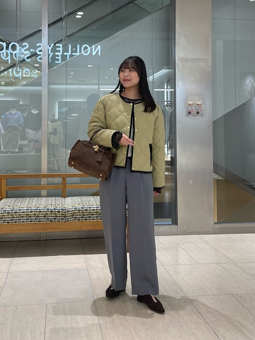 セール】【TAION×LIMONTA】別注ベロアパイピングショートダウン