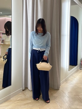 「アイテム（チョーカー）」を使った、ワタナベさん（レディース・157cm・20代）の夏コーディネート