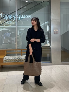 「アイテム（イヤリング）」を使った、ワタナベさん（レディース・157cm・20代）の秋コーディネート