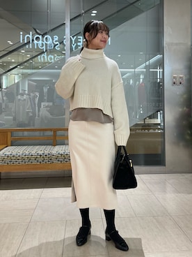 「アイテム（その他トップス）」を使った、ワタナベさん（レディース・157cm・20代）の冬コーディネート