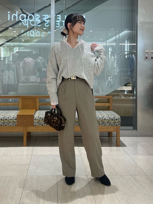 セール】《手洗い可能》モヘヤスパンコールVネックプルオーバー セール】《手洗い可能》モヘヤスパンコールVネックプルオーバー