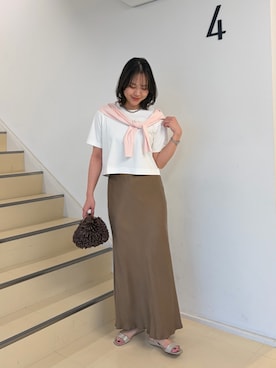 ワタナベさん(レディース・157cm)の春コーディネート