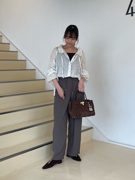 ワタナベさん（レディース・157cm）の秋コーディネート