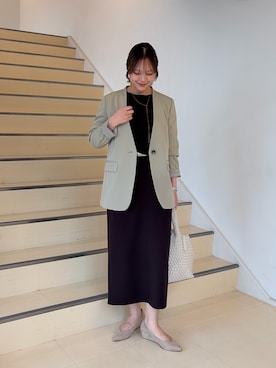 「grace grace （グラスグラス）のアイテム」を使った、ワタナベさん（レディース・159cm）の秋コーディネート