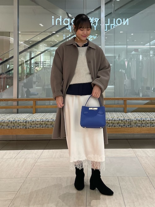 NOLLEY'S Sophi（ノーリーズソフィー） ニット セーター ヘアリー2WAY