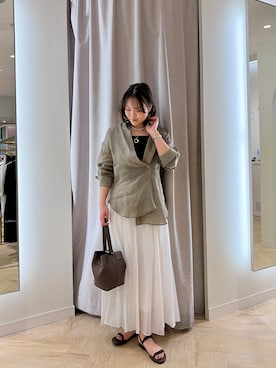 ワタナベさん(レディース・157cm)の春コーディネート