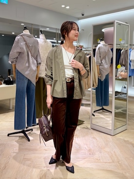 ワタナベさん(レディース・159cm)の夏コーディネート