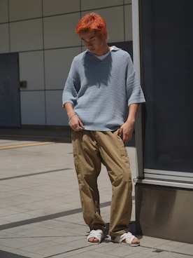 「JOINT WORKS（ジョイントワークス）のアイテム（パンツ）」を使った、KODAIさん（メンズ・174cm）の春コーディネート