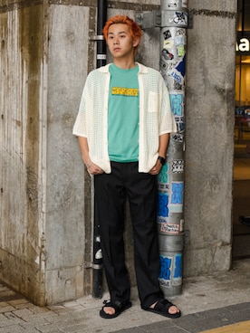 「JOINT WORKS（ジョイントワークス）のアイテム」を使った、KODAIさん（メンズ・174cm）の春コーディネート