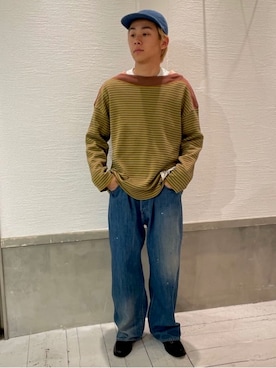 「JOINT WORKS（ジョイントワークス）のアイテム（帽子）」を使った、KODAIさん（メンズ・174cm）の春コーディネート