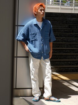 「JOINT WORKS（ジョイントワークス）のアイテム（パンツ）」を使った、KODAIさん（メンズ・174cm）の春コーディネート
