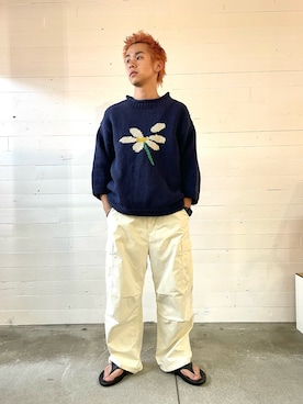 「JOINT WORKS（ジョイントワークス）のアイテム（パンツ）」を使った、KODAIさん（メンズ・174cm）の春コーディネート