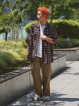 「JOINT WORKS（ジョイントワークス）のアイテム（パンツ）」を使った、KODAIさん（メンズ・174cm）の春コーディネート