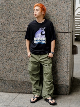 「JOINT WORKS（ジョイントワークス）のアイテム（パンツ）」を使った、KODAIさん（メンズ・174cm）の春コーディネート