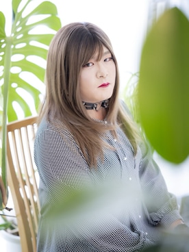 「Confirm（コンファーム）のアイテム」を使った、玉藻ノ後さん（レディース・170cm）の春コーディネート