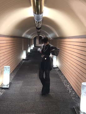 「HARE（ハレ）のアイテム（ベルト）」を使った、ka23s0さん（レディース・163cm）の秋コーディネート