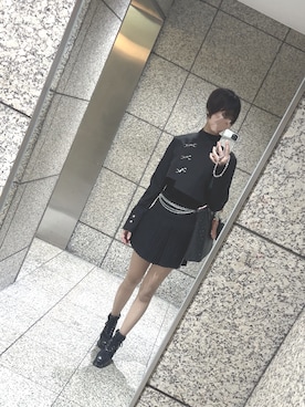 「アイテム（タイツ/ストッキング）」を使った、ka23s0さん（レディース・163cm）の秋コーディネート