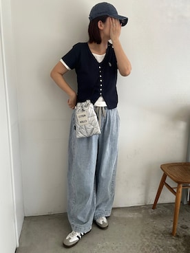 「しまむら（シマムラ）のアイテム（パンツ）」を使った、yuip02さん（レディース・161cm）の春コーディネート