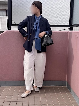 「Aunely（オーネリー）のアイテム（ジャケット/アウター）」を使った、yuip02さん（レディース・161cm）の冬コーディネート