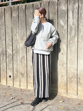 「しまむら（シマムラ）のアイテム（トップス）」を使った、yuip02さん（レディース・161cm）の秋コーディネート