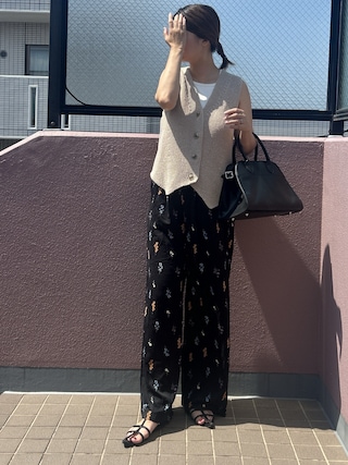 ニットジレを使った人気ファッションコーディネート - WEAR