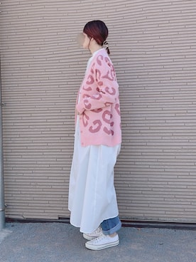 「アイテム（シャツワンピース）」を使った、yuip02さん（レディース・161cm）の冬コーディネート