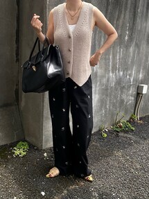 ニットジレを使った人気ファッションコーディネート - WEAR