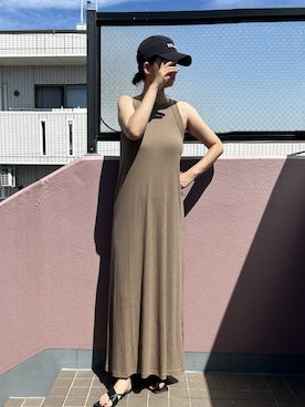 「coca（coca）（コカ）のアイテム（帽子）」を使った、yuip02さん（レディース・161cm）の夏コーディネート