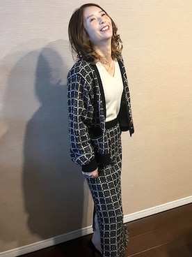 Chikaさん（レディース・154cm）の冬コーディネート