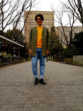 「RED KAP（レッドキャップ）のアイテム（ジャケット/アウター）」を使った、klitさん（メンズ・178cm）の冬コーディネート