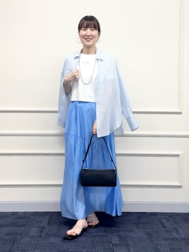yamaguchiさん（レディース・163cm）の夏コーディネート