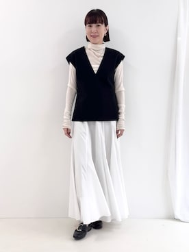 「ナチュラルスタイル」｜「アイテム（アクセサリー）」を使った、yamaguchiさん（レディース・163cm）の秋コーディネート