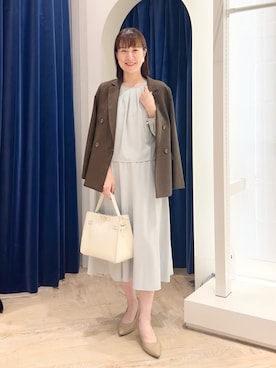 「アイテム（アクセサリー）」を使った、yamaguchiさん（レディース・163cm）の秋コーディネート