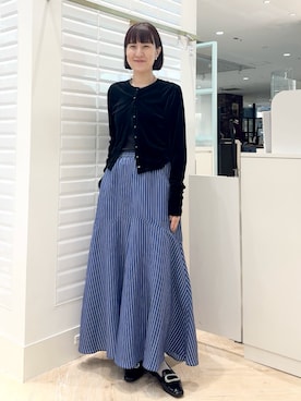 「ロンクスカート」｜yamaguchiさん（レディース・163cm）の秋コーディネート