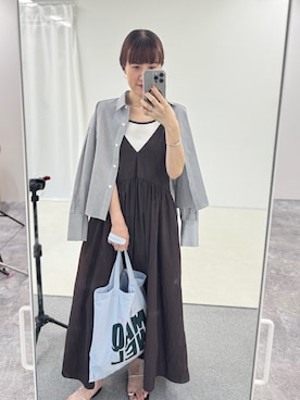 「NOLLEY’S（ノーリーズ）のアイテム（ワンピース/ドレス）」を使った、yamaguchiさん（レディース・163cm）の夏コーディネート